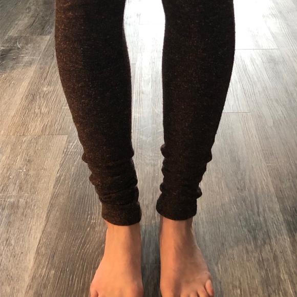 Brown Wool Blend Leggings - XS - Picture 4 of 12